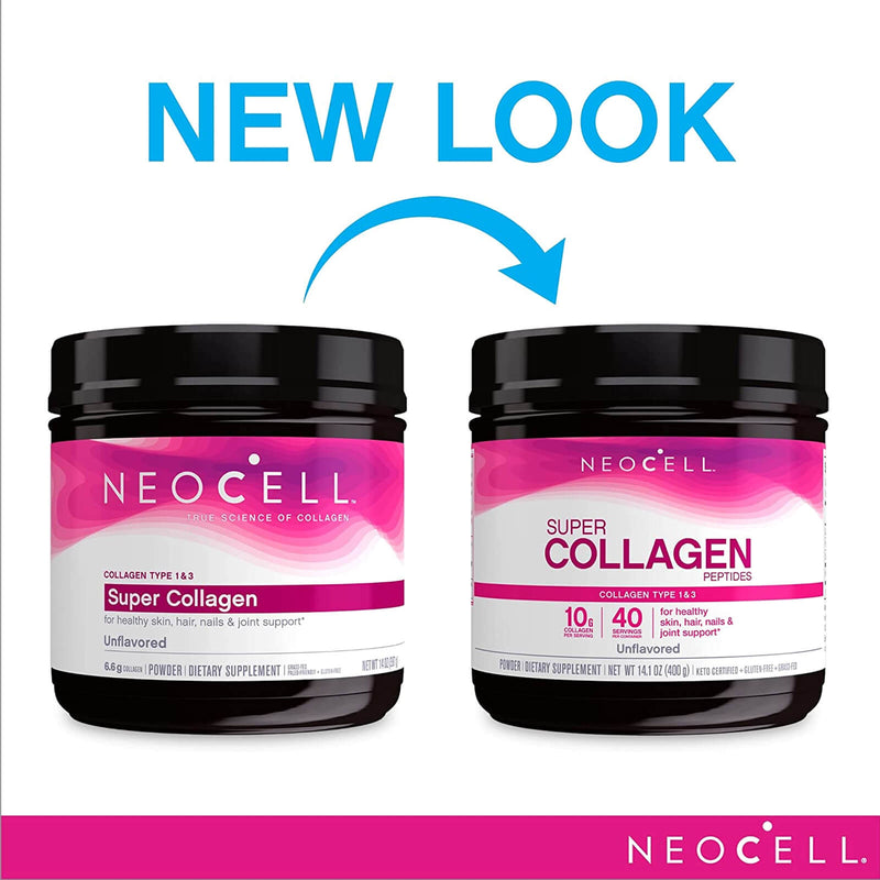 NeoCell Super Collagen Powder 14 oz (Unflavored) - DailyVita