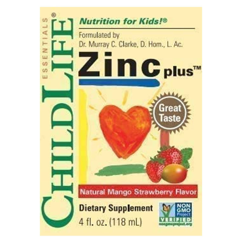 CLEARANCE! ChildLife Zinc Plus 4 oz, BEST BY 01/2025