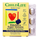 CLEARANCE! ChildLife Elderberry Super-Immune SoftChew Gummies 27 CT, BEST BY 11/2025 - DailyVita