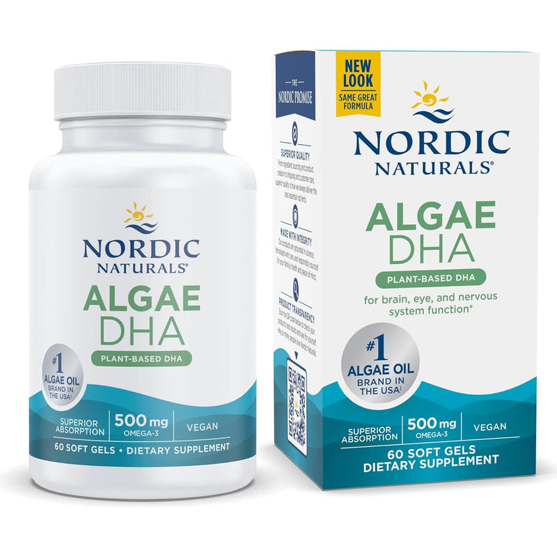 Nordic® Algae DHA Unflavored 60 Softgels