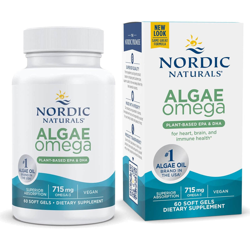 Nordic® Algae Omega Unflavored 60 Softgels