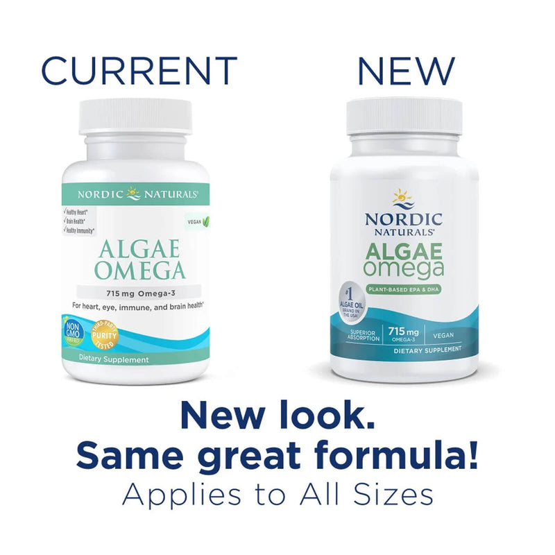 Nordic® Algae Omega Unflavored 120 Softgels