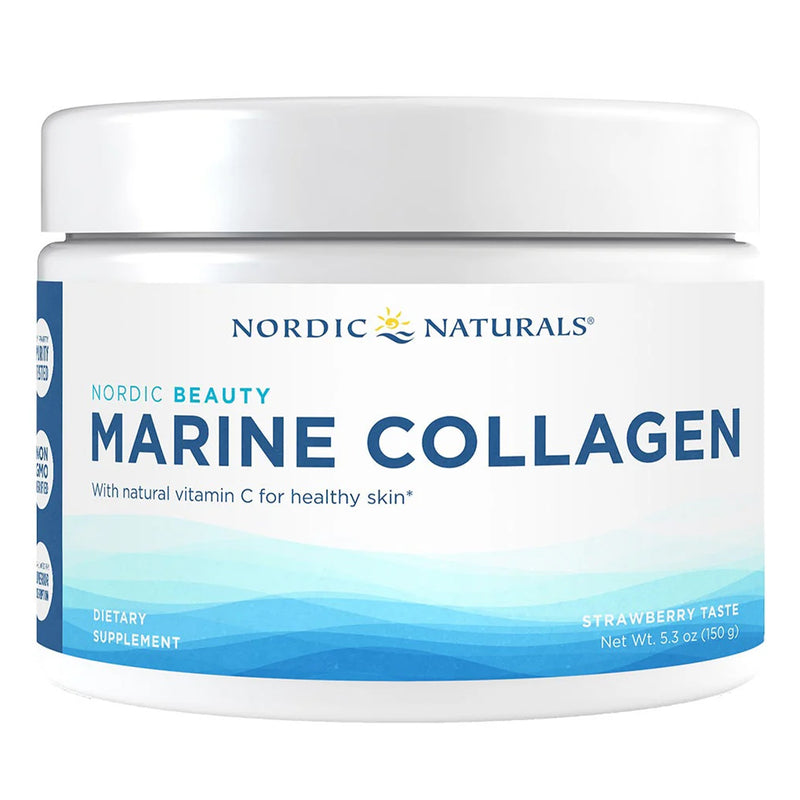 Nordic Beauty Marine Collagen Strawberry 5.3 oz (150 g) Powder