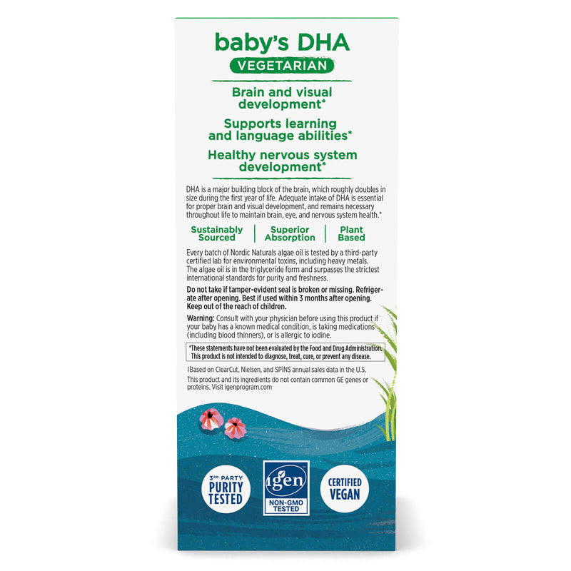 Nordic® Baby's DHA Vegetarian Unflavored 1 oz