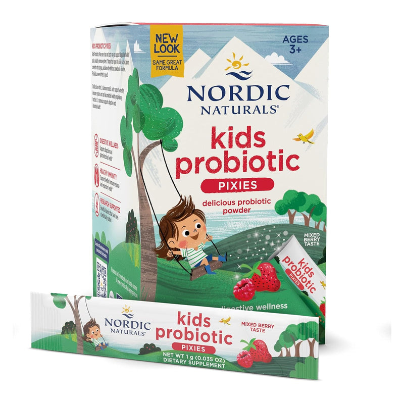 Kids Nordic® Flora Probiotic Pixies Mixed Berry 30 Packets Powder - DailyVita