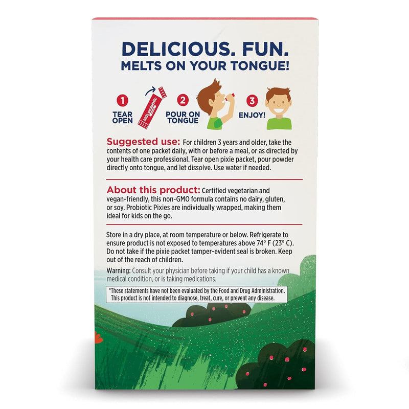Kids Nordic® Flora Probiotic Pixies Mixed Berry 30 Packets Powder - DailyVita
