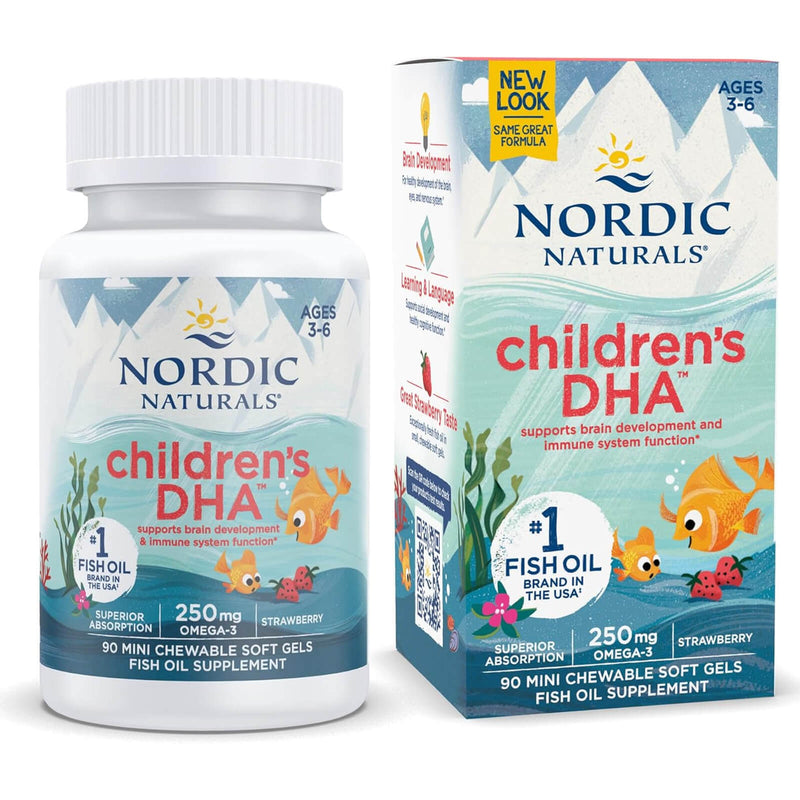 Nordic® Children's DHA™ Strawberry 90 Softgels