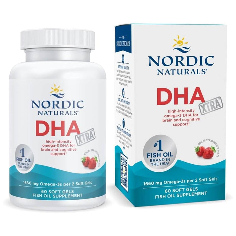 Nordic® DHA Xtra™ Strawberry 60 Softgels