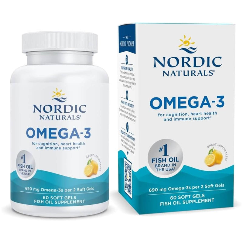 Nordic® Omega-3 Lemon 60 Softgels