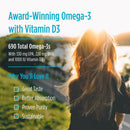 Nordic® Omega-3D™ Lemon 60 Softgels - DailyVita