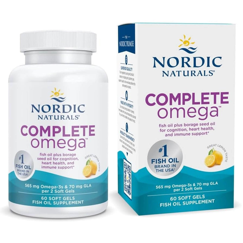 Nordic® Complete Omega™ Lemon 60 Softgels