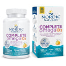 Nordic® Complete Omega-D3™ Lemon 60 Softgels - DailyVita