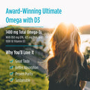 Nordic® Ultimate Omega® Xtra Lemon 60 Softgels - DailyVita