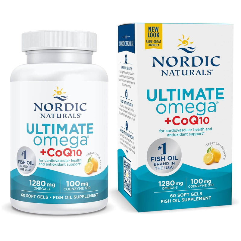 Nordic® Ultimate Omega+CoQ10® Unflavored 60 Softgels