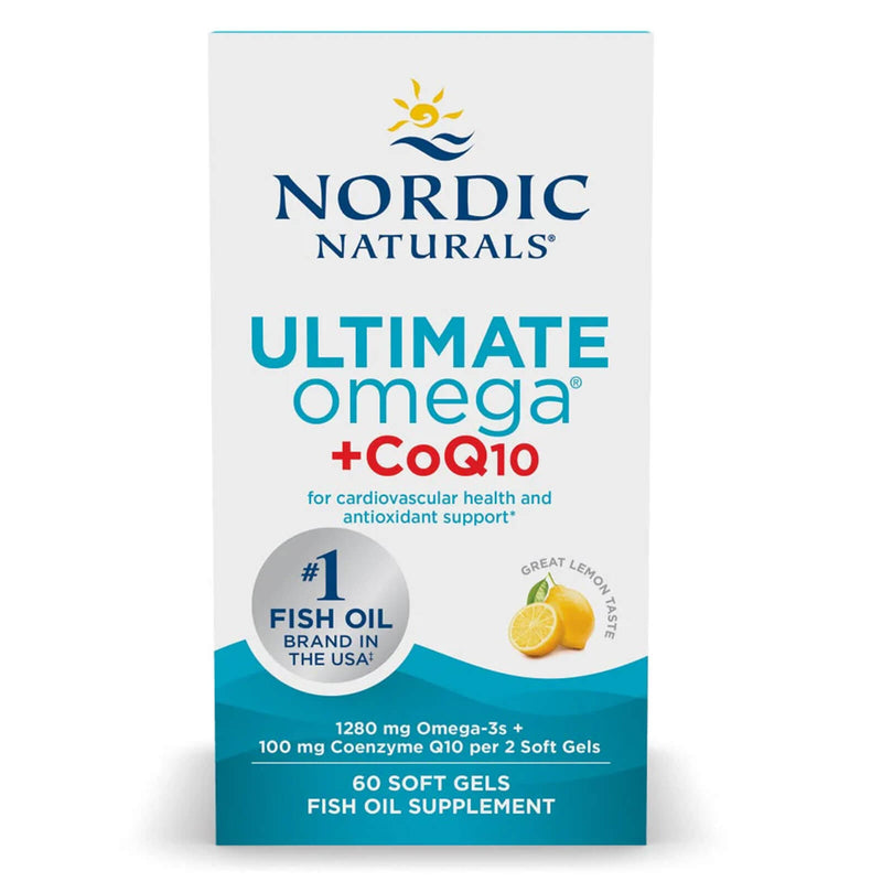 Nordic® Ultimate Omega+CoQ10® Unflavored 60 Softgels