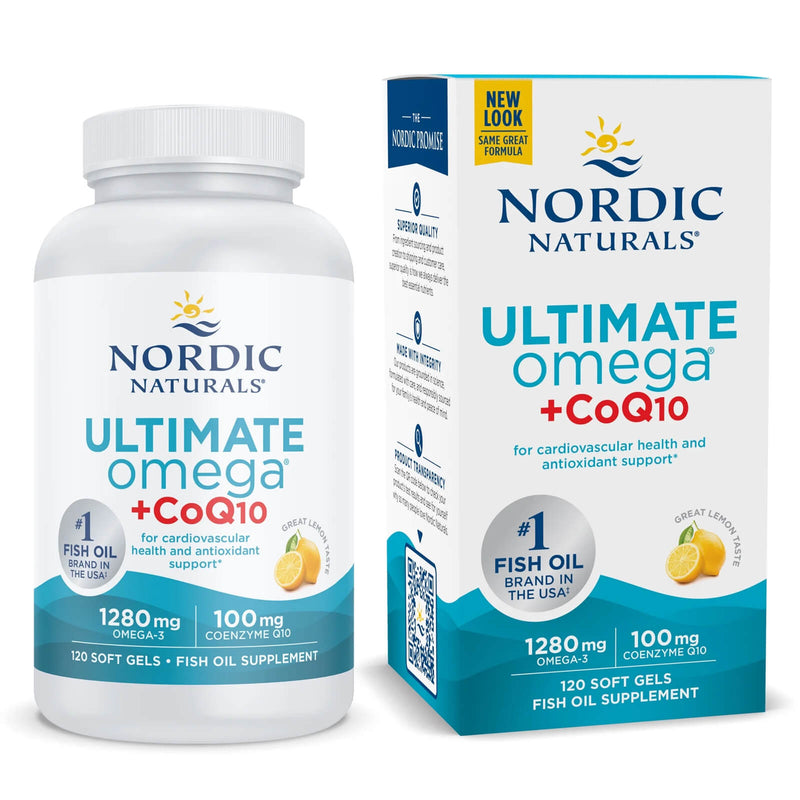 Nordic® Ultimate Omega+CoQ10® Unflavored 120 Softgels