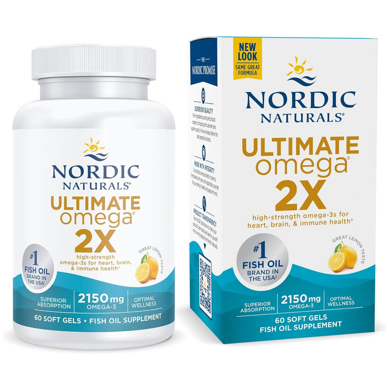 Nordic® Ultimate Omega® 2X Lemon 60 Softgels