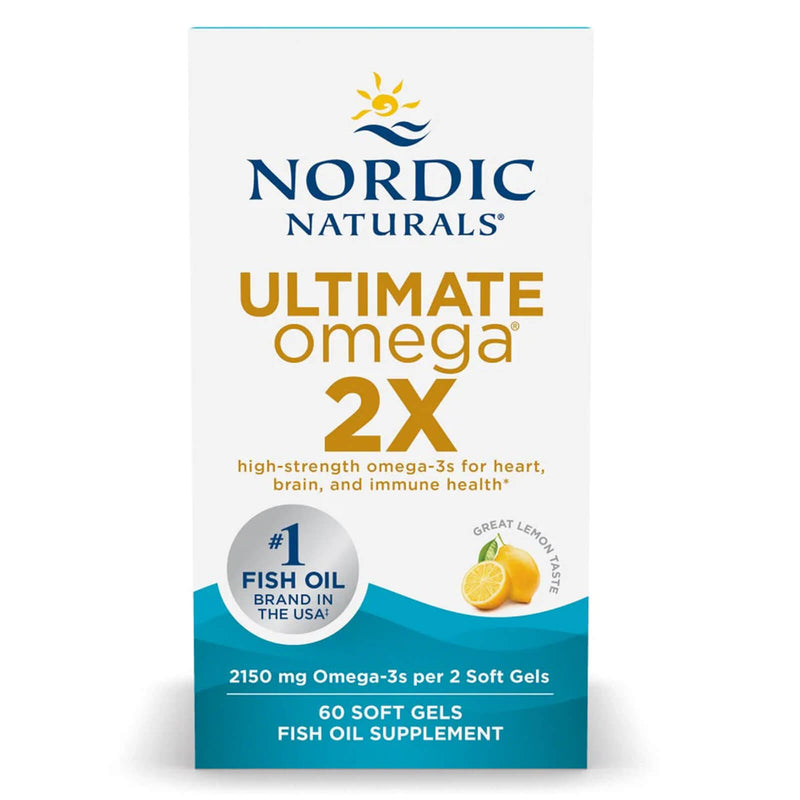 Nordic® Ultimate Omega® 2X Lemon 60 Softgels