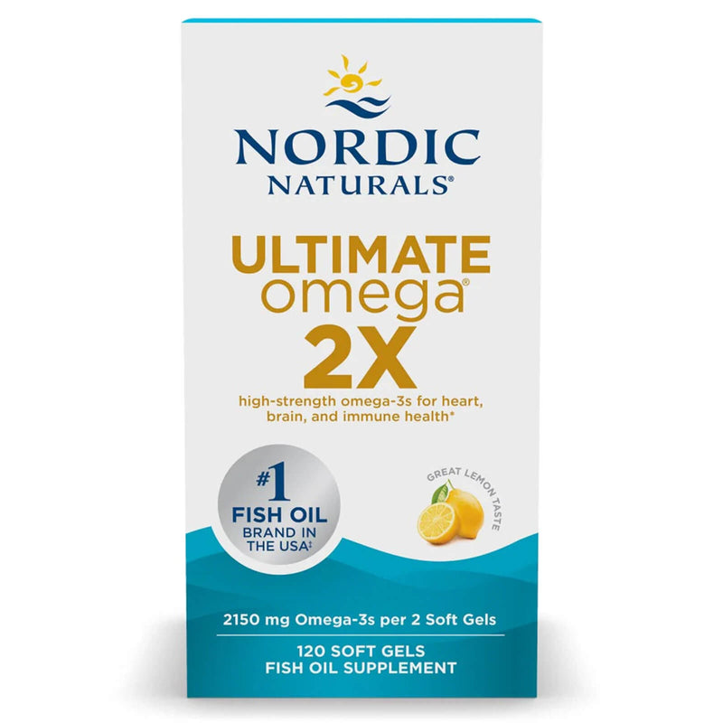 Nordic® Ultimate Omega® 2X Lemon 120 Softgels