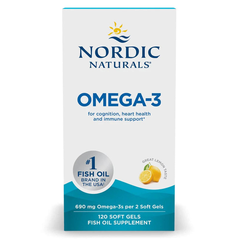 Nordic® Omega-3 Lemon 120 Softgels