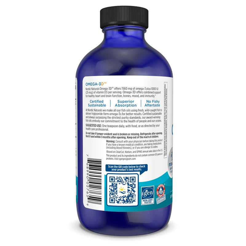 Nordic® Omega-3D™ Lemon 8 oz