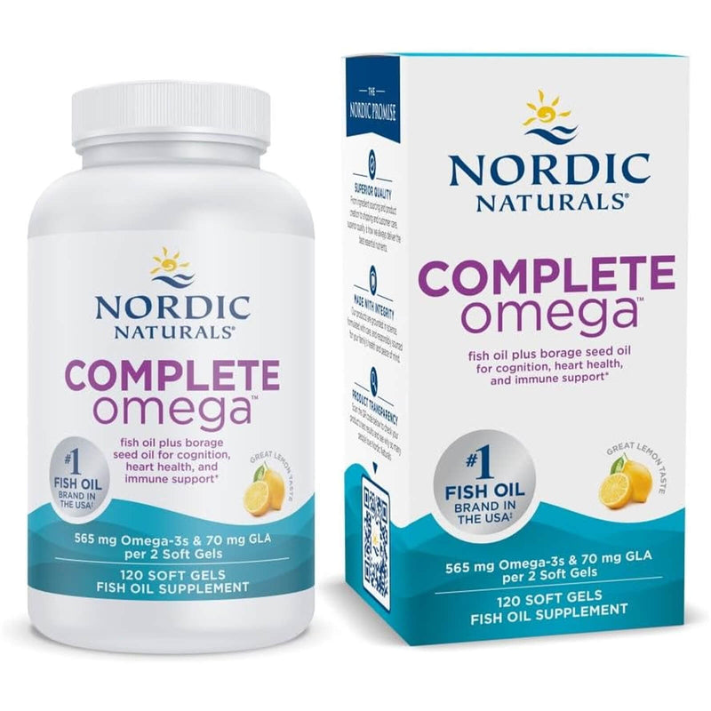 Nordic® Complete Omega™ Lemon 120 Softgels