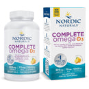 Nordic® Complete Omega-D3™ Lemon 120 Softgels - DailyVita