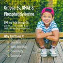 Nordic® Omega Focus Jr. Unflavored 120 Softgels - DailyVita