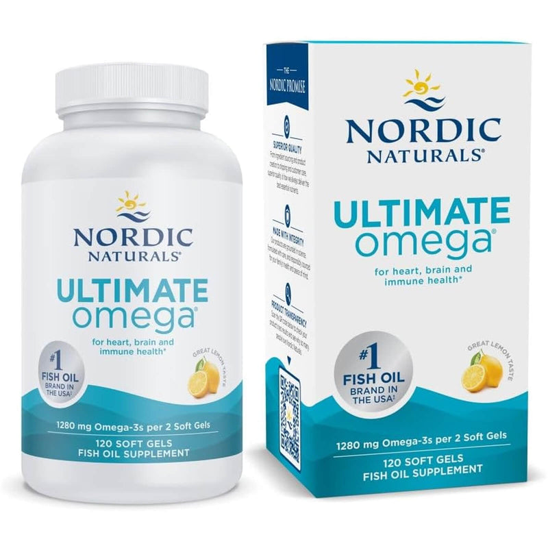 Nordic® Ultimate Omega® Lemon 120 Softgels