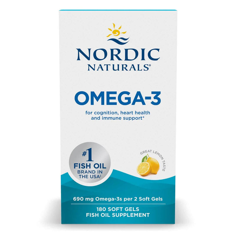 Nordic® Omega-3 Lemon 180 Softgels