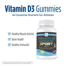 Nordic® Vitamin D3 Sport Wild Berry 120 Gummies - DailyVita