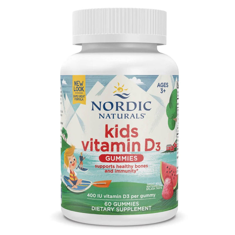 Nordic® Vitamin D3 Kids Wild Watermelon Splash 60 Gummies