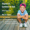 Nordic® Vitamin D3 Kids Wild Watermelon Splash 120 Gummies - DailyVita
