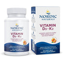 Nordic® Vitamin D3+K2 Soft Gels Orange 60 Softgels - DailyVita