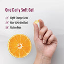 Nordic® Vitamin D3+K2 Soft Gels Orange 60 Softgels - DailyVita