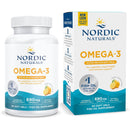 Nordic® Omega-3 in Fish Gelatin Lemon 60 Softgels - DailyVita