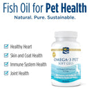 Nordic® Omega-3 Pet™ Unflavored 90 Softgels - DailyVita