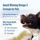 Nordic® Omega-3 Pet™ Unflavored 90 Softgels - DailyVita