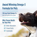Nordic® Omega-3 Pet™ Unflavored 180 Softgels - DailyVita