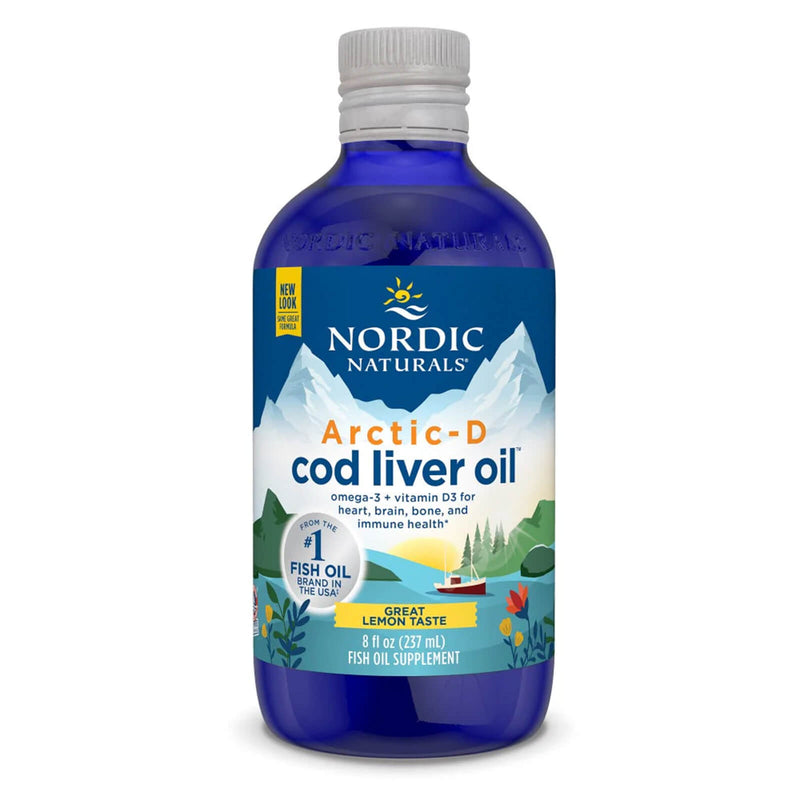 Nordic® Arctic-D Cod Liver Oil™ Lemon 8 oz