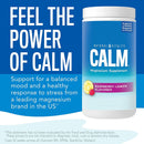CLEARANCE! Natural Vitality CALM Plus Calcium Raspberry Lemon 16 oz, BEST BY 08/2025 - DailyVita