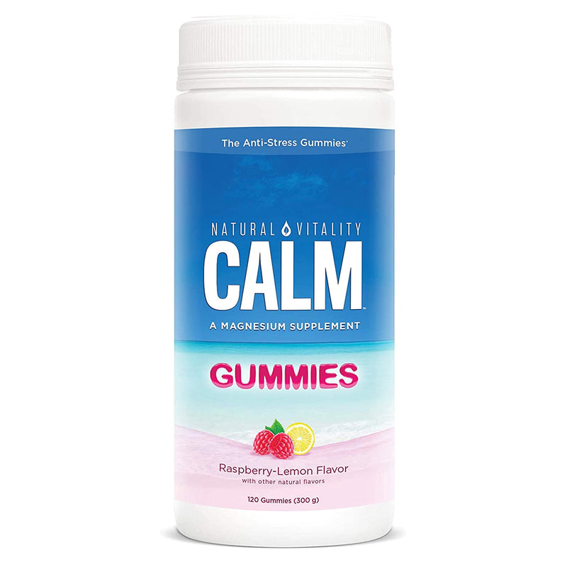 CLEARANCE! Natural Vitality Calm Magnesium Gummy 120 Count, BEST BY 07/2024 - DailyVita