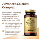 Solgar Advanced Calcium Complex 120 Tablets - DailyVita