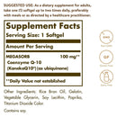 Solgar Megasorb CoQ-10 100 mg 60 Softgels - DailyVita