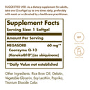 Solgar Megasorb CoQ-10 60 mg 120 Softgels - DailyVita