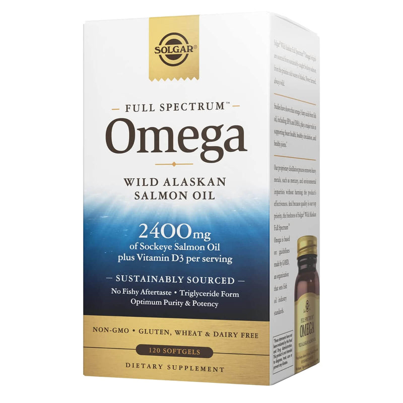 Solgar Wild Alaskan Full Spectrum Omega 120 Softgels - DailyVita