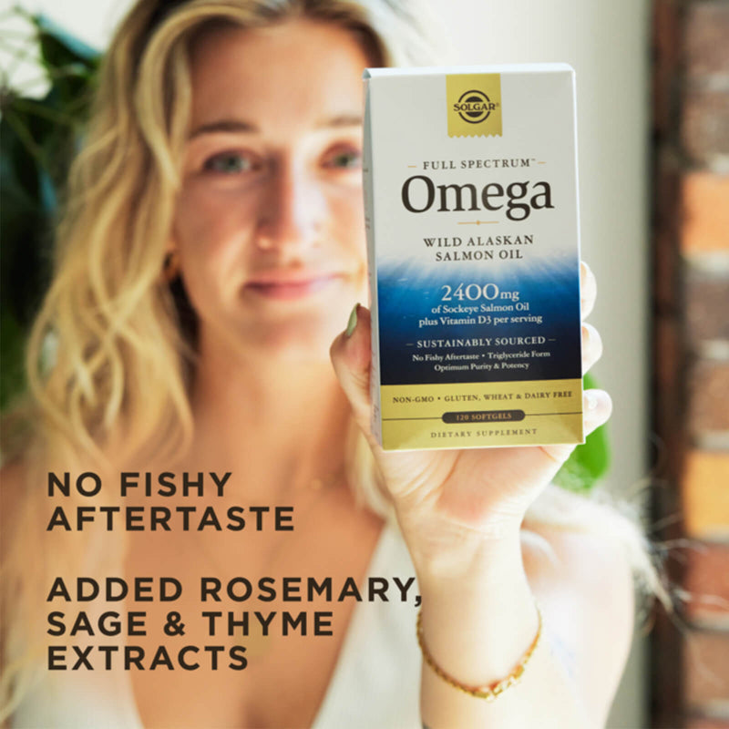 Solgar Wild Alaskan Full Spectrum Omega 120 Softgels - DailyVita