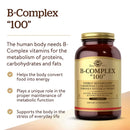 Solgar B-Complex "100" 250 Tablets - DailyVita