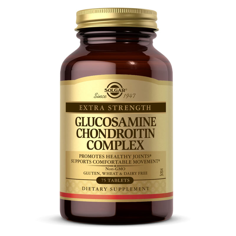 Solgar Extra Strength Glucosamine Chondroitin Complex 75 Tablets - DailyVita