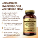 Solgar Glucosamine Hyaluronic Acid Chondroitin MSM (Shellfish-Free) 60 Tablets - DailyVita